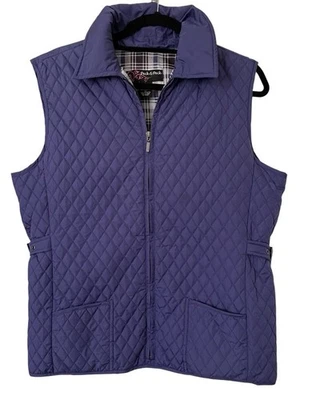Puffer Vest Jacket Women’s Size Large Peck & Peck Purple Violet - Image 1 of 4