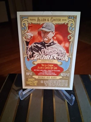 Allen Ginter 2025 Doble Rip Hoffman/Winfield Padres 10/50 Padres Sin rasgar Foto 1 de 2