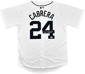 Miguel Cabrera Signed Autographed Detroit Tigers Replica Nike Jersey TRISTAR - Picture 1 of 4