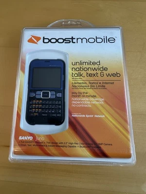 NEW Boost Mobile Sanyo Juno SCP2700 Blue Qwerty CDMA BOOST NETWORK Sealed New - Image 1 of 4