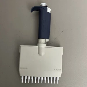 BONITA Pipeta Rainin Pipet-Lite 12 Canales Multicanal L20 LTS Pipetman Pipettor - Imagen 1 de 7