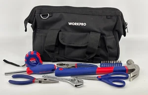 WORKPRO 18-Pieces Hand Tool Set General Household Tool Kits for DIY w/tool bag - Picture 1 of 8