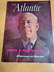 January 1960 THE ATLANTIC Magazine JOHN P MARQUAND, AFTERNOON AT MOROTO - Imagen 1 de 3