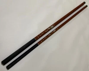 2 CARBON FIBER FISHING ROD TELESCOPIC ULTRA-LIGHT HARD POLE STREAM FRESHWATER - Picture 1 of 8