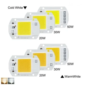 110V 220V 20W 30W 50W Smart IC Driver Input Integrated LED Floodlight COB Chip - Picture 1 of 11