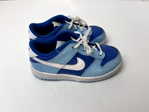 Sz-10c-New Nike Dunk Low Retro QS TDE Argon 2022 Blue Toddler Infant DV2634-400 - Picture 1 of 10