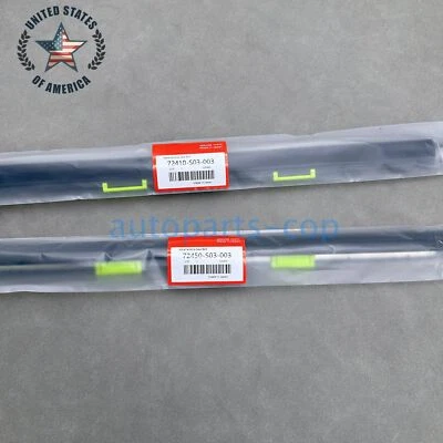 New 2X Door Weather Strip Window Belt Seal Molding Trim For 96-00 Honda Civic - Imagem 1 de 4