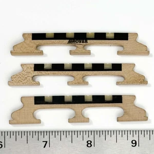3 Grover Acousticraft Banjo Bridges, 1/2" and 5/8", Seasoned Maple - Picture 1 of 4
