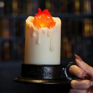 Studio Ghibli Howl's Moving Castle Portacandele Calcifer - Foto 1 di 13