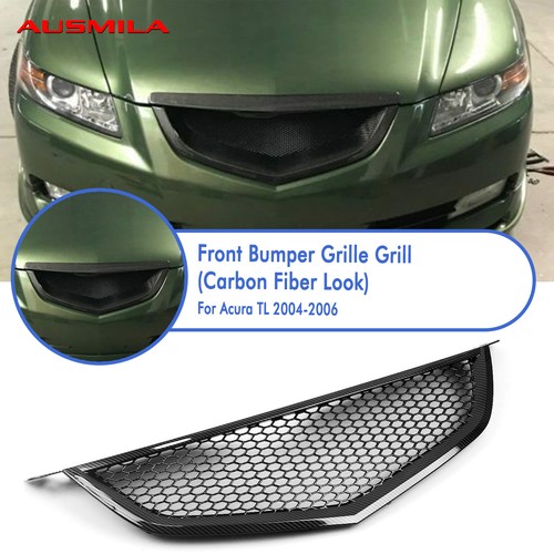 Front Bumper Grille Hood Grill Mesh Kit For Acura TL 20042006