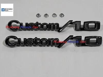 Personalizado/10 emblema guardabarros pr 69-72 Chevy C10 K10 camioneta Suburban GM resto Foto 1 de 3