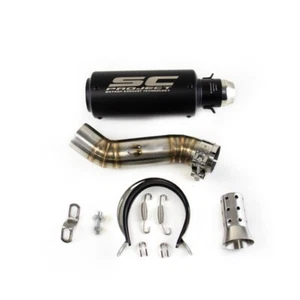 CBR500R 2016-2025 for Honda CB500F CB500X Exhaust Mid Tail Pipe Slip on Muffler - Picture 1 of 9