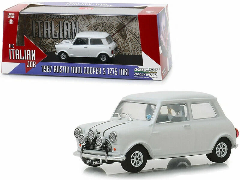 Greenlight 86551 1/43 The Italiano Lavoro 1967 Austin MINI COOPER S 1275 Mki - - Immagine 1 di 1