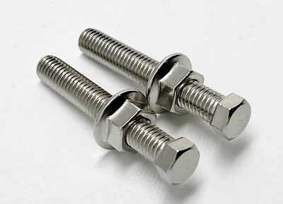 TORNILLOS AJUSTADORES EJE TRASERO CADENA NÍQUEL M8 CR HONDA CR125 CR250 CR500 125 250 500 Foto 1 de 3