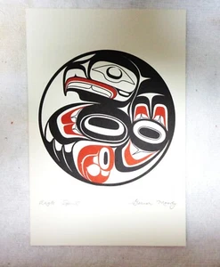 Canadian Haida Art Card #3090 Eagle Spirit by Garner Moody - Picture 1 of 4
