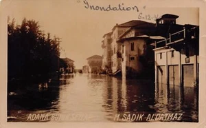 Turkey - ADANA - Büyük seylap - 5 Dec. 1931 - REAL PHOTO - Publ. M. Sadik Aldatm - Bild 1 von 2
