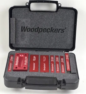 Woodpeckers 10 Piece Metric Scale Set Up Blocks w/Case SUB10-2016 One Time Tool - Picture 1 of 5