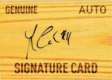 Lorenzo Cain Minor League Signed Blank Baseball Card Beckett Authentic Autograph