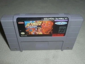 SUPER NINTENDO SNES SPIEL NUR CARTRIDGE ULTIMATE FIGHTER CART VIDEO  - Bild 1 von 2