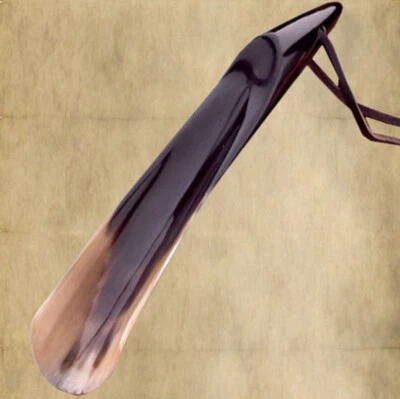 Shoehorn made with genuine horn and bone Long Handle for Seniors, handmade - image 1 of 4