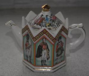 Vintage Sadler Collectors Display Teapot Duke Of Wellington Battle Of Waterloo - Picture 1 of 5