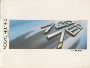 Volvo 700-Series Estates 1987-88 UK Market Brochure 740 760 GL GLE Turbo Diesel - Picture 1 of 2