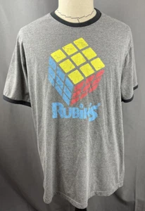 Unisex Rubik's Grafik T-Shirt Gr. XL Kurzarm - Bild 1 von 4