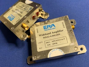 WBA3-4-06G20N ERA NF:20.9dB Vin:15V SMA WIDEBAND Supply Amplifier NOS LAST ONES - Picture 1 of 1