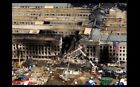 9/11 Attacks Pentagon Aerial PHOTO Rescue Crews, Flight 77 Plane Crash Site