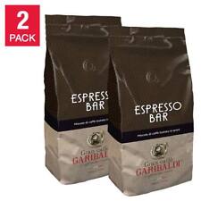 Gran Caffè Garibaldi Espresso Bar Whole Coffee Beans, 2 x 1 Kg  