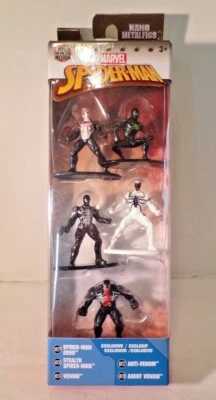 2017 Nuevo de Lote Antiguo Jada Toys Marvel Superman Nano Metal Figuras PACK B Conjunto de Coleccionistas Foto 1 de 4