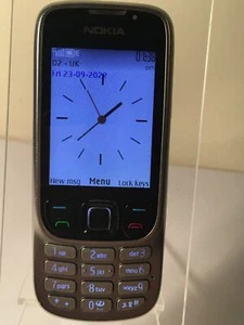Nokia 6303 Classic (odblokowany) srebrny czarny telefon komórkowy 6303c - Zdjęcie 1 z 7