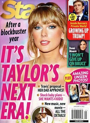 STAR Magazine January 6 2025 Taylor Swift Barron Trump Demi Moore Gerry Turner - Image 1 of 3