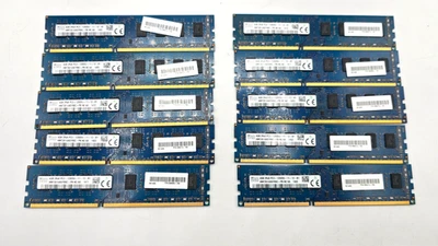 10 LOT HP - SKHynix 4GB PC3-12800U MEMORY RAM DESKTOP PC Computer 698650-154 - Image 1 of 4