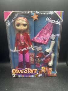 Vintage 2002 Mattel Diva Starz Doll Miranda Shoe Stackerz NEW IN BOX - Picture 1 of 10