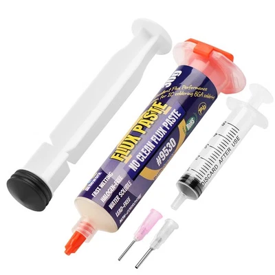 BEEYUIHF Lötpaste Flussmittel 30ML Bleifrei Spritze Flussmittelpaste Löten Lötflussmittel