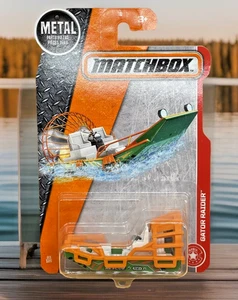 Matchbox Gator Raider Boat 83/125 – Rescue Series 2016 – Long Card – Sealed VGC - Picture 1 of 9