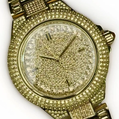 MICHAEL KORS Camille MK5720  Gold Pave Dial Stainless Steel Quartz Unisex Watch - Image 1 of 4