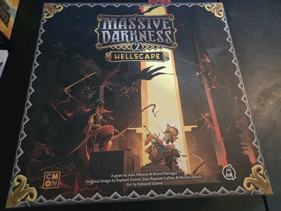Cmon Massive Darkness 2  Hellscape + Heavenfall + Gates Of Hell Partly Painted - Image 1 of 4
