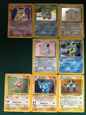 Part Complete Base Set Pokemon Bundle Cards 1/102  WOTC TCG - Image 1 of 4