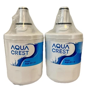 Set Of 2 New Sealed Aqua Crest Refrigerator Water Filters Model AQF-FF11B - Picture 1 of 5