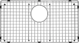 Serene Valley Sink Bottom Grid 26" X 13" X 1" Centered Drain - Picture 1 of 4