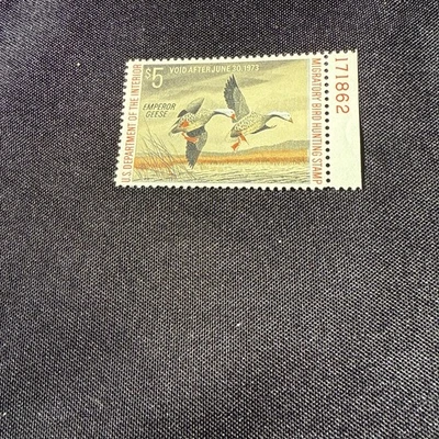 1972 US Federal Duck Stamps Collection Scott#RW39 $5 Mint NH - Image 1 of 2