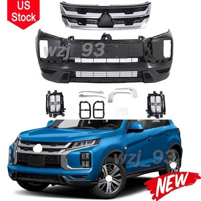 For 2020-2023 mitsubishi outlander SPORT front bumper LED FOG LIGHTS GRILL - Изображение 1 из 4