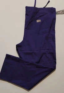 Scrub Zone 85221 Grape Scrub Pants, Cotton/Polyester, Drawstring Waist, Large - Picture 1 of 6