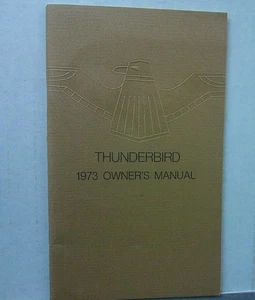 1973 Ford Thunderbird Owners Manual - Bild 1 von 7