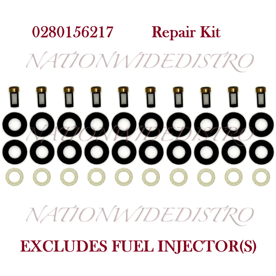 Repair Kit for Fuel Injectors for 04-07 Ford E-450 E-350 Club Wagon Super Duty - Image 1 of 1