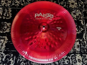 Paiste 18" Color Sound 900 Series China Cymbal- Red - Picture 1 of 3