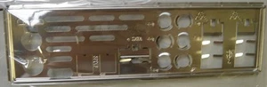 ABIT I/O IO SHIELD BLENDE BRACKT  IP35-PRO, AB9 QUAD GT, IP35-E, IP35-V, AN-52 - Afbeelding 1 van 1