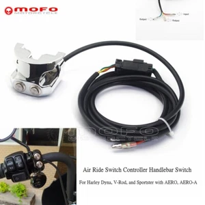Interruptor de manillar de 1"" control de suspensión neumática para Harley FXDB Softail Touring - Imagen 1 de 12